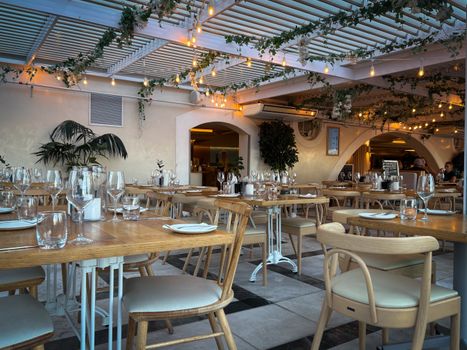 Antiga Wine Bar inside the restaurant